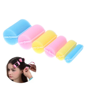 16-14 τμχ Magic Sponge Foam Hair Rollers Styling Curlers Cushion Salon Hair Salon For Barber DIY Curls Διάμετρος 1,5/2/2,5/3/3,6cm