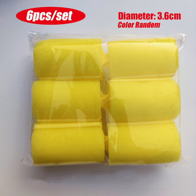 16-14tk Magic Sponge Foam Juukserullid Stiilimis lokirullid Padjasalong Juuksurisalong Juuksuri DIY Lokid Läbimõõt 1,5/2/2,5/3/3,6 cm