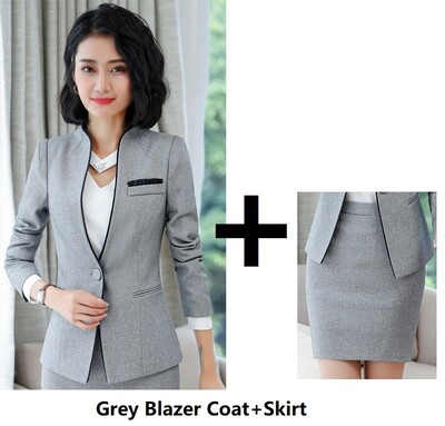 Nagy méretű, 5XL-es, formális női üzleti öltönyök nadrággal és kabáttal Kabát Irodai munkaruha Professzionális blézerek Női ruhák
