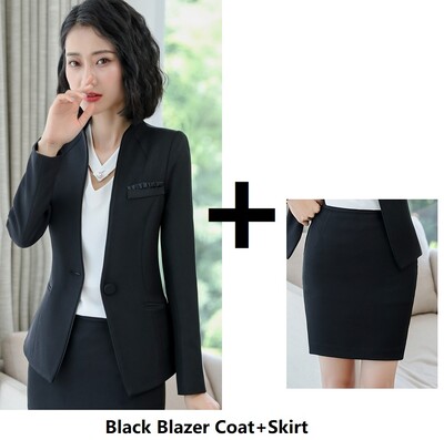 Nagy méretű, 5XL-es, formális női üzleti öltönyök nadrággal és kabáttal Kabát Irodai munkaruha Professzionális blézerek Női ruhák