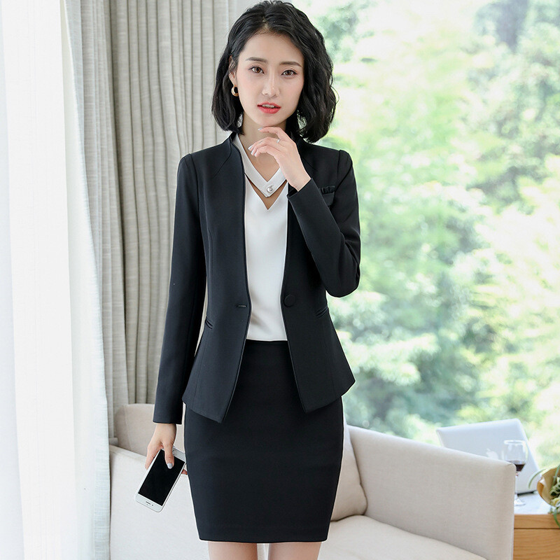 Nagy méretű, 5XL-es, formális női üzleti öltönyök nadrággal és kabáttal Kabát Irodai munkaruha Professzionális blézerek Női ruhák