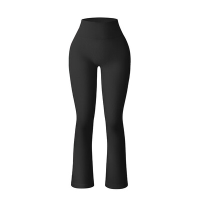 Új kiszélesedő leggings női cérna vékony leggings edzőterem edzés jóga fitnesz varrat nélküli magas derekú csípő emelő rugalmas tornanadrág