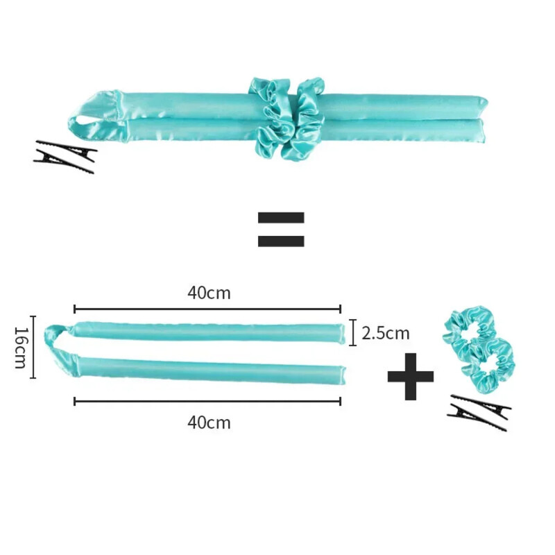 Lazy Heatless Curling Rod Bentiță Fără căldură Bucle de mătase Panglică Role de păr pentru dormit Bigudiuri de păr moale Tijă de spumă Instrumente pentru coafarea părului