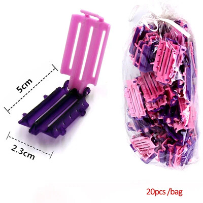 20 buc Reutilizabil Agrafă de păr Perm Porumb Curl Tijă Wave Păr cleme pufoase Coafuri DIY ondulator Instrumente de styling Formers Flexibil