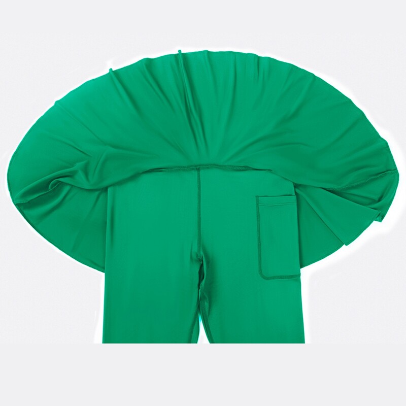 Pantaloni de yoga de damă cu buzunare pentru antrenament cu talie înaltă, fustă sport, pantaloni casual