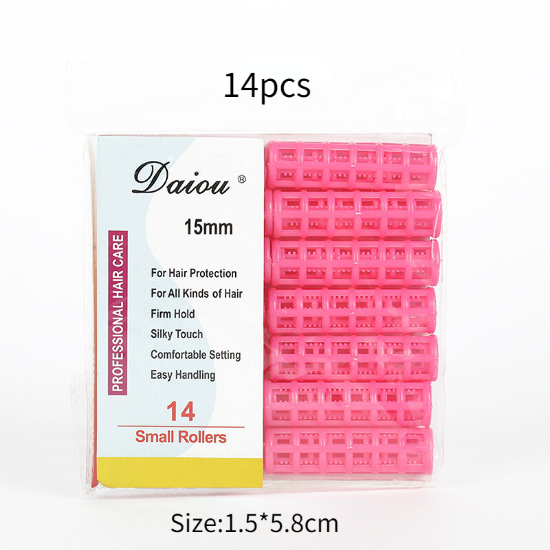 6-14 bucăți/set Role pentru ondulator de păr fără căldură Clipuri mari de prindere Bigudiuri leneși Instrument de coafură DIY pentru femei Culoare aleatorie
