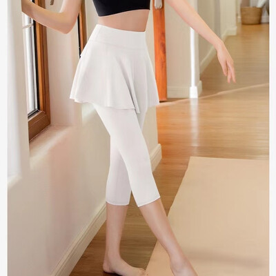 Pantaloni de yoga sport pentru femeie, falși, de fitness, cu uscare rapidă, fustă, pantaloni de trening, pantaloni de sport, pantaloni de toamnă pentru gimnastică, îmbrăcăminte pentru femei, pantaloni Q124