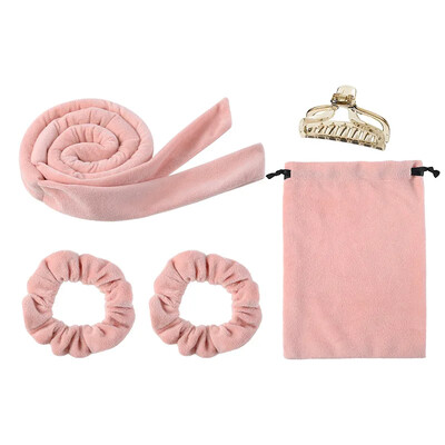 Wuwulk Heatless μπούκλα κεφαλόδεσμος No Heat Hair Curlers Silk Curls Rollers Lazy Hair Rollers Sleeping Soft Headband Hair Styling