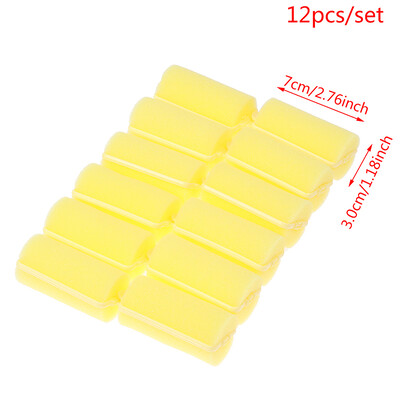 Onduleuri cu burete mici/mari Ondulate ondulate ondulate Spumă pentru coafare profesională Burete moale Ondulator Roller Spumă de păr umed Role de spumă de păr