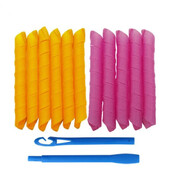 10 buc ondulator de păr fără căldură role de păr pentru dormit moale bucle spirale Lazy Perm curling Rod Wave Formers Instrumente de coafat păr