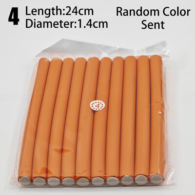 10 τμχ Εύκαμπτη ράβδος για μπούκλες μαλλιών Κατασκευαστές ψαλιδιών μαλλιών Μαλακός αφρός Bendy Twist Μπούκλες Flexi Rollers Εργαλεία styling Ρολό μαλλιών χωρίς θερμότητα