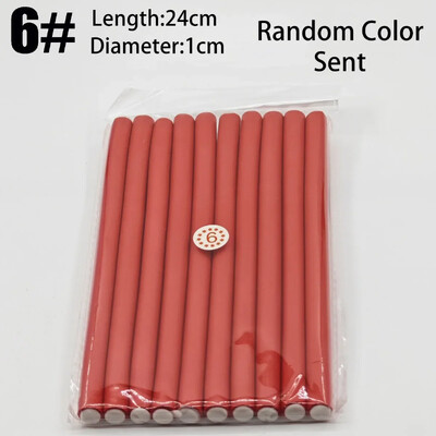 10 τμχ Εύκαμπτη ράβδος για μπούκλες μαλλιών Κατασκευαστές ψαλιδιών μαλλιών Μαλακός αφρός Bendy Twist Μπούκλες Flexi Rollers Εργαλεία styling Ρολό μαλλιών χωρίς θερμότητα