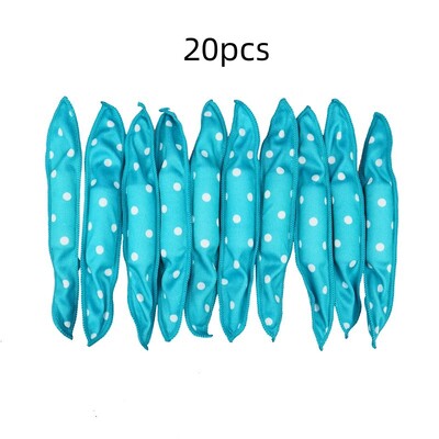 20 buc/lot role de spumă ondulatoare de păr pernă de somn moale set role de păr spumă flexibilă + burete pentru îngrijirea părului instrumente de coafat bricolaj