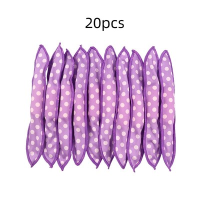 20 buc/lot role de spumă ondulatoare de păr pernă de somn moale set role de păr spumă flexibilă + burete pentru îngrijirea părului instrumente de coafat bricolaj
