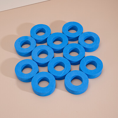 12 τεμ. Σφουγγάρι ρολά μαλλιών σε σχήμα C Heatless μπούκλες μαλλιών Μαλακό αφρό μαξιλάρι DIY μπούκλες Εύκαμπτα φορητά εργαλεία styling κομμωτηρίου