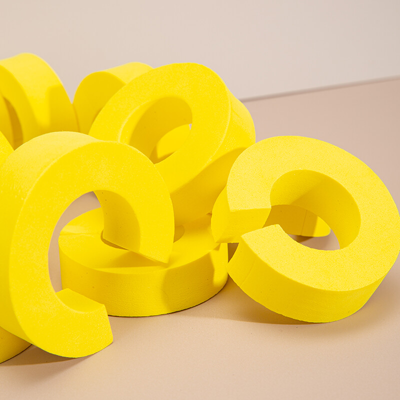 12 τεμ. Σφουγγάρι ρολά μαλλιών σε σχήμα C Heatless μπούκλες μαλλιών Μαλακό αφρό μαξιλάρι DIY μπούκλες Εύκαμπτα φορητά εργαλεία styling κομμωτηρίου