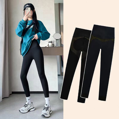 BIVIGAOS šūnveida ar augstu vidukli bezšuvju push-up haizivs legingi Sieviešu pavasaris vasara tievs dibens Lifter Fitness sporta legingi