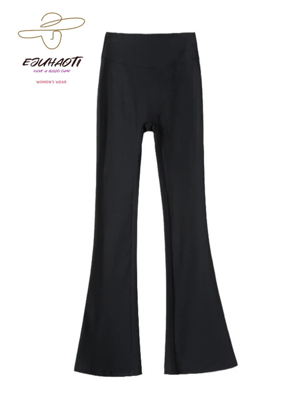 Női leggings mikro kiszélesedő szexi sztreccs cápanadrág nyári magas derék, vékony, emelő fenék has jóga sportnadrágban