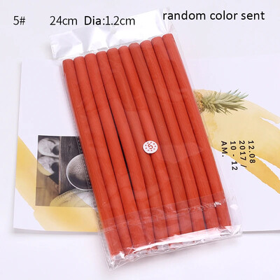 10 τμχ/παρτίδα Heatless μπούκλα χωρίς θερμότητα Μαλακό σφουγγάρι Ευέλικτο ρολό για μπούκλες αφρός Bendy Twist Curls Εργαλεία DIY Hair Styling