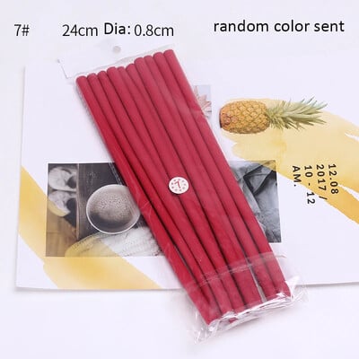 10 τμχ/παρτίδα Heatless μπούκλα χωρίς θερμότητα Μαλακό σφουγγάρι Ευέλικτο ρολό για μπούκλες αφρός Bendy Twist Curls Εργαλεία DIY Hair Styling