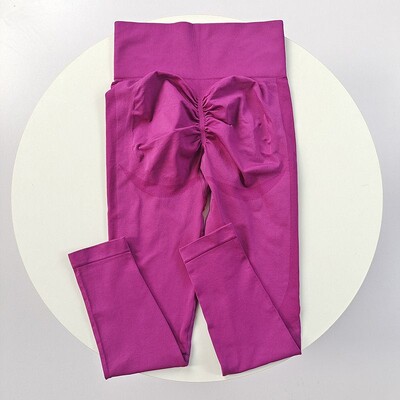 Γιόγκα κολάν Γυναικεία γυμναστική Τρέξιμο ψηλόμεσο λεπτό παντελόνι Push Up Sport Gym Αθλητικό κολάν για τρέξιμο χωρίς ραφή Γυναικείο παντελόνι Q168