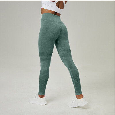 Jambiere pentru femei Pantaloni de yoga tricot Bubble Butt Push Up Fitness Legging cu talie înaltă Scrunch Tight Mujer Gym Legging fără sudură
