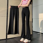 Kiszélesedő Nadrág Leggings Női Magas derekú Karcsúsító Test Lift Csípő Has Őszi és Téli Jóga Patkó Nadrág Leggings Női