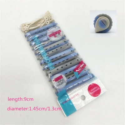 12 buc Tijele de permanentă pentru păr fără căldură Role de ondulare a părului Tije de permanentă Bigudiuri Tije cu val la rece flexibile pentru femei păr lung și scurt