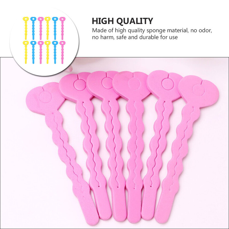 24gab matu rullīši Curl Stick Kērlinga matu ruļļi sloksnes Matu skaistumkopšanas instrumenti