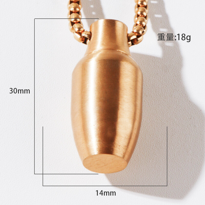 Pārrobežu ārējās tirdzniecības atverama mājdzīvnieku urna nerūsējošā tērauda kulons personalizēta titāna tērauda kaklarota