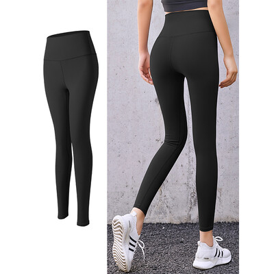 UBNT-Leggings cu talie înaltă pentru femei - Pantaloni subțiri, opacei, cu imprimeu pentru controlul burticii, pentru alergare, ciclism, yoga