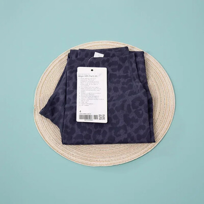 Jambiere de yoga cu imprimeu leopard Align Pantaloni cu talie înaltă Jambiere cu potrivire strânsă Pantaloni sport Îmbrăcăminte fitness pentru femei