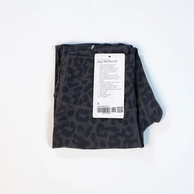 Jambiere de yoga cu imprimeu leopard Align Pantaloni cu talie înaltă Jambiere cu potrivire strânsă Pantaloni sport Îmbrăcăminte fitness pentru femei