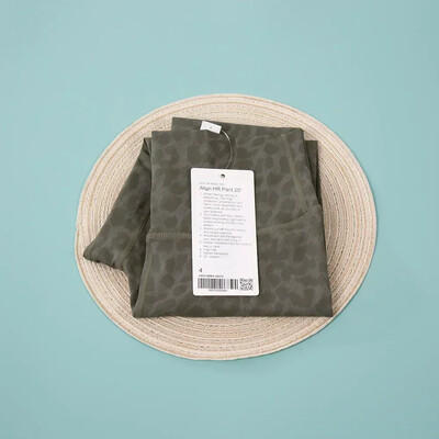 Jambiere de yoga cu imprimeu leopard Align Pantaloni cu talie înaltă Jambiere cu potrivire strânsă Pantaloni sport Îmbrăcăminte fitness pentru femei