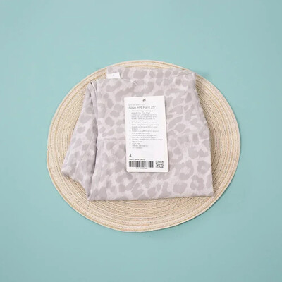 Jambiere de yoga cu imprimeu leopard Align Pantaloni cu talie înaltă Jambiere cu potrivire strânsă Pantaloni sport Îmbrăcăminte fitness pentru femei