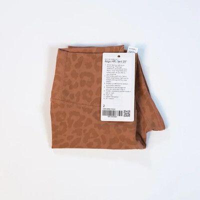 Jambiere de yoga cu imprimeu leopard Align Pantaloni cu talie înaltă Jambiere cu potrivire strânsă Pantaloni sport Îmbrăcăminte fitness pentru femei