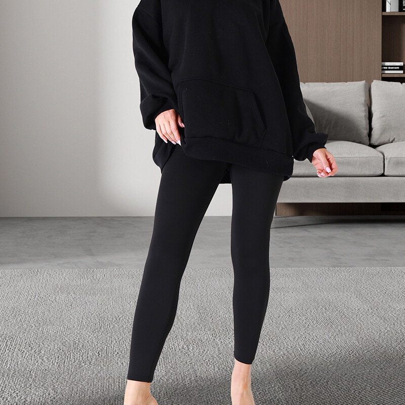 Kave 400g Pantaloni calduri din lână de iarnă Jambiere pentru femei Pantaloni creion căptușiți cu lână gros negru Pantaloni de catifea de jos 2024