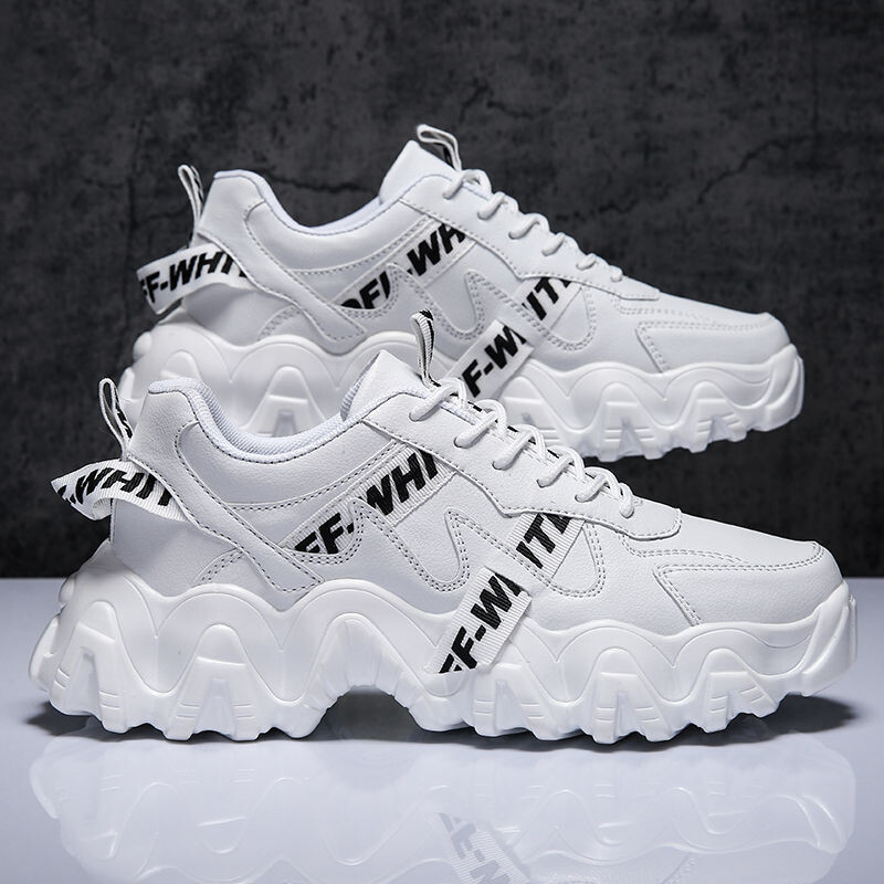 Nyári férfi cipő 2024 új belső magasság növelő diák pár sportcipő férfi apa cipő férfi koreai változat trend