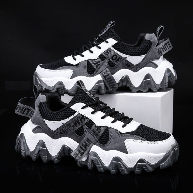 Nyári férfi cipő 2024 új belső magasság növelő diák pár sportcipő férfi apa cipő férfi koreai változat trend