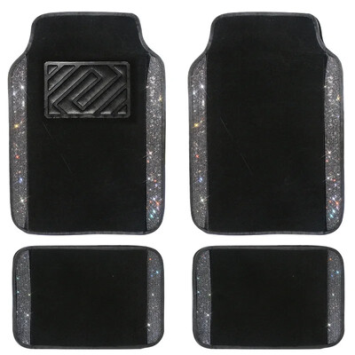 Universāls automašīnas pēdu paklājiņš, ūdensnecaurlaidīgs, viegli tīrāms, radžots grīdas segums sieviešu automašīnas salona pēdas pedālim