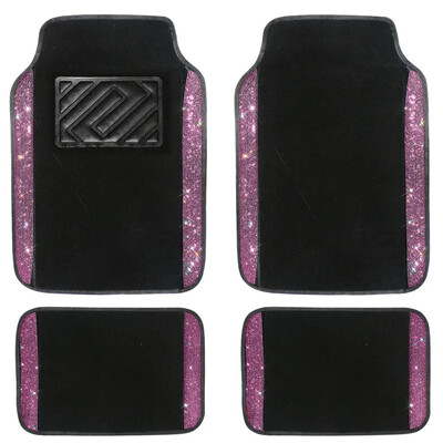 Universāls automašīnas pēdu paklājiņš, ūdensnecaurlaidīgs, viegli tīrāms, radžots grīdas segums sieviešu automašīnas salona pēdas pedālim