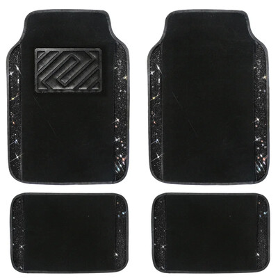 Universāls automašīnas pēdu paklājiņš, ūdensnecaurlaidīgs, viegli tīrāms, radžots grīdas segums sieviešu automašīnas salona pēdas pedālim