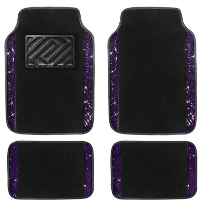 Universāls automašīnas pēdu paklājiņš, ūdensnecaurlaidīgs, viegli tīrāms, radžots grīdas segums sieviešu automašīnas salona pēdas pedālim