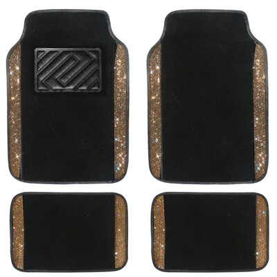 Universāls automašīnas pēdu paklājiņš, ūdensnecaurlaidīgs, viegli tīrāms, radžots grīdas segums sieviešu automašīnas salona pēdas pedālim