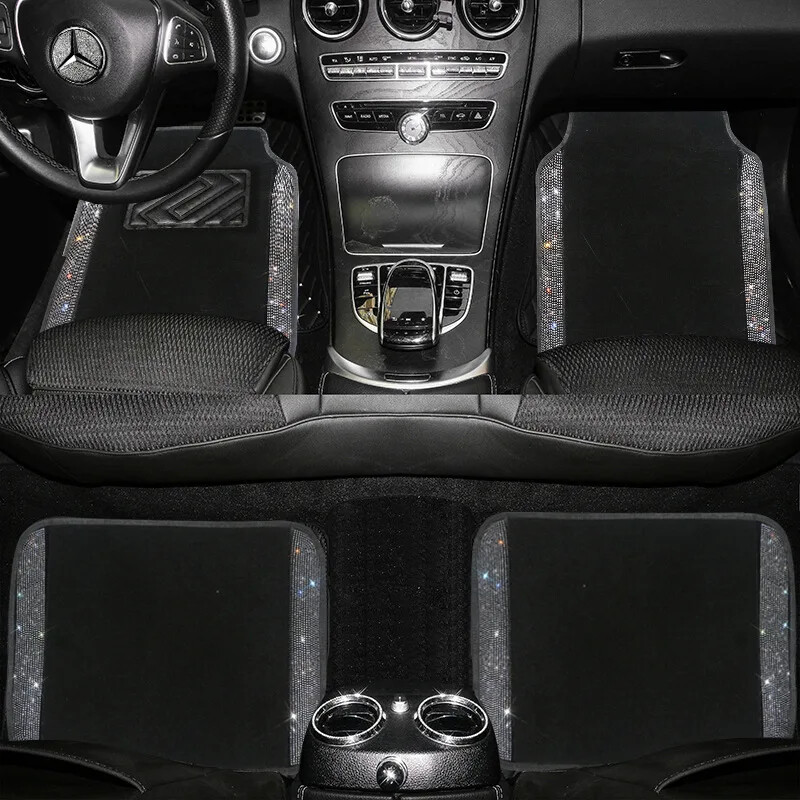 Universāls automašīnas pēdu paklājiņš, ūdensnecaurlaidīgs, viegli tīrāms, radžots grīdas segums sieviešu automašīnas salona pēdas pedālim