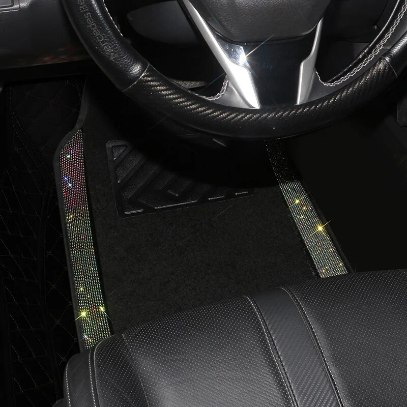 Universāls automašīnas pēdu paklājiņš, ūdensnecaurlaidīgs, viegli tīrāms, radžots grīdas segums sieviešu automašīnas salona pēdas pedālim