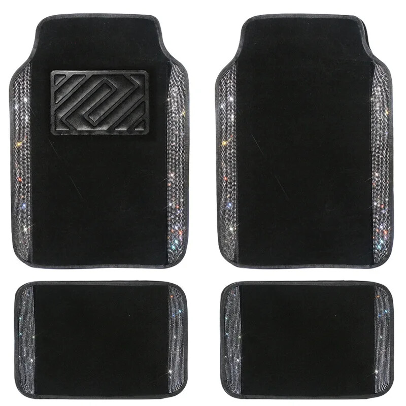 Universāls automašīnas pēdu paklājiņš, ūdensnecaurlaidīgs, viegli tīrāms, radžots grīdas segums sieviešu automašīnas salona pēdas pedālim