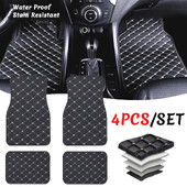 4 τμχ Πατάκια αυτοκινήτου Πόδι για Renault Scenic Koleos Laguna Megane Latitude Logan Sandero Duster Kadjar Clio Espace Εσωτερικό