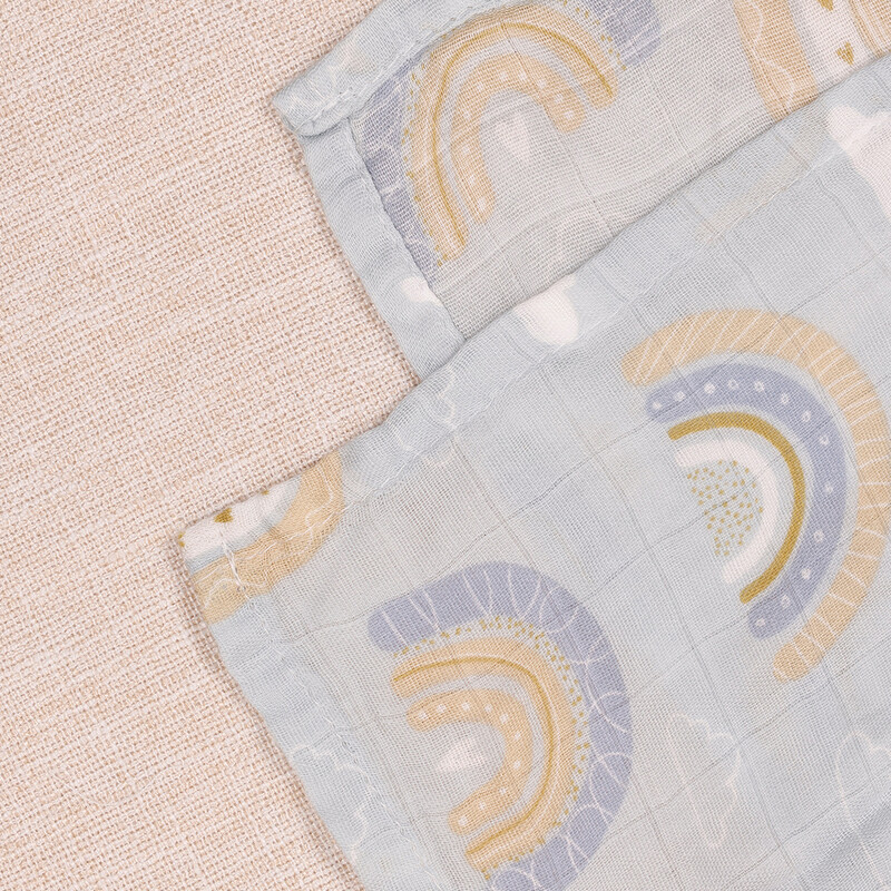 60*60cm Set 5 bucăți Prosop de pânză pentru hrănire pentru hrănire multifuncțional Pături din muselină din bumbac din bambus Set de pânză pentru eructare