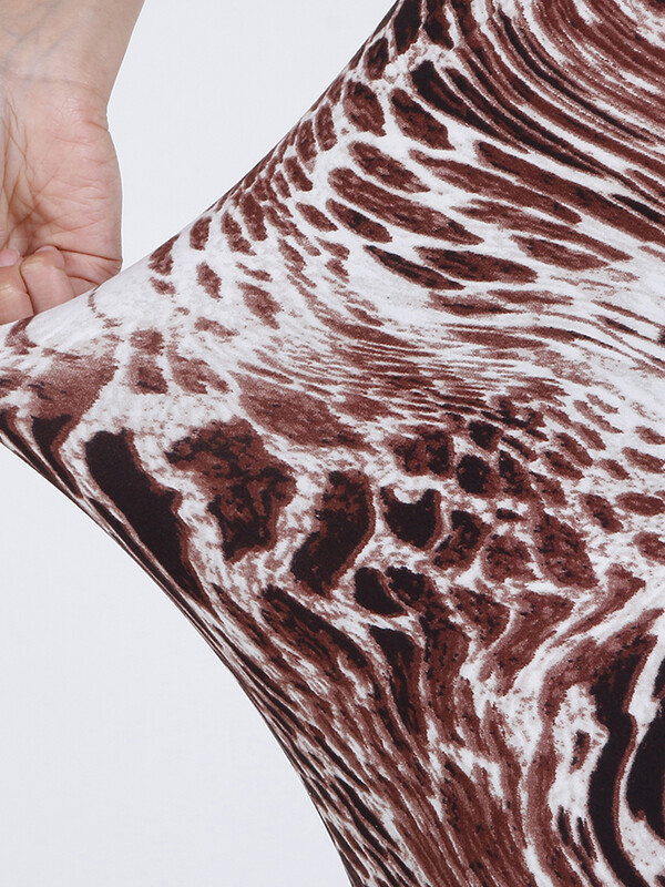 LJCUIYAO Γυναικεία προπόνηση Κοντό κολάν καλοκαιρινό κολάν Ψηλό τεντωμένο λιοντάρι ριγέ λεοπάρ Τζέγκινγκ Fitness Cropped παντελόνι